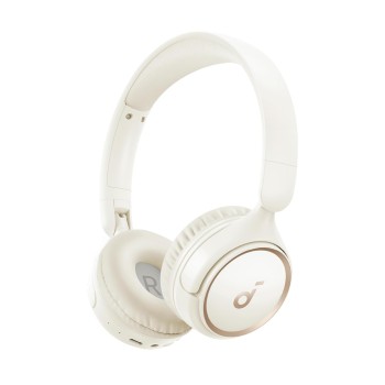 soundcore by Anker H30i Wireless On-Ear Headphones, Foldable Design, Pure Bass, 70H Playtime, Bluetooth 5.3, Lightweight and Comfortable (White)