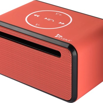 Syska KTS38 Portable Bluetooth Speaker (Orange, Mono Channel)