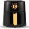 Kenstar Aster Pro 4.2L Air Fryer | Large Capacity 4.2 Litre | Oil-Free Cooking | Rapid Air Technology | Adjustable Temperature Control Black