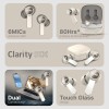 truke [Just Launched Buds Clarity 6 Dual Device Pairing in Ear Earbuds, 6Mic Adv. ENC, 80H Playtime