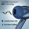 truke New Launch Buds Aura True Wireless in Ear Earbuds with 70Hrs of Playtime and Fast Charging Ear Buds (Azure Blue)