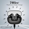 truke New Launch Buds Echo True Wireless in Ear Earbuds with 24-bit Spatial Audio, 13mm Titanium Driver, Dual Pairing Ear Buds (Black)
