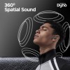 Truke New Launch Crystal Dyno Leather Finish True Wireless in Ear Earbuds- RavenBlack