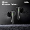 Truke New Launch Crystal Dyno Leather Finish True Wireless in Ear Earbuds- RavenBlack
