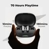 truke New Launch Mega 8 True Wireless in-Ear Earbuds with 24-Bit Spatial Audio, 70H Battery Black