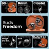 truke Newly Launched Buds Freedom Open Ear Wireless Earbuds with PureVoice™ Technology (Sunset Black)