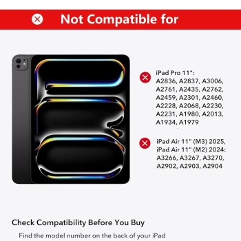 typecase Edge Magic Style Keyboard Case for iPad 11th (A16,2025) & iPad 10th Gen with Gesture Touchpad & 11-Colors Backlit, Floating Cantilever Stand, Pencil Holder-Black25 (Not fit Air 11/Pro 11)