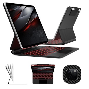 typecase Edge for iPad Air 11 (M4 2026/ M3 2025/ M2 2024), Air 5th/4th & Pro 11 (4th/3rd/2nd/1st), 11-Color Backlit