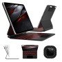typecase Edge for iPad Air 11 (M4 2026/ M3 2025/ M2 2024), Air 5th/4th & Pro 11 (4th/3rd/2nd/1st), 11-Color Backlit