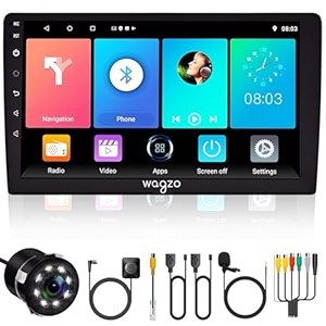 Car Android System Touch Screen 9 Inch| TS9Pro Car Android Player|4GB/64GB|4th Gen|4Core|IPS Display|GPS & Bluetooth|WiFi & FM| Steering Control| LED Camera Included with Car Music System