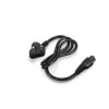 Lenovo 65W USB Slim Tip Rectangular pin Laptop Adapter/Charger with Power Cord for Select Models of Lenovo Laptops (888015000, Black)