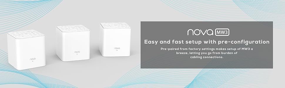 Tenda-MW3-Whole-Home-Mesh-WiFi-System-Dual-Band-AC1200-Router-Replacement-for-Sm